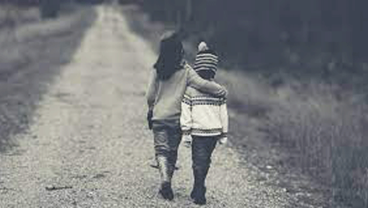 With these words: Encourage One Another